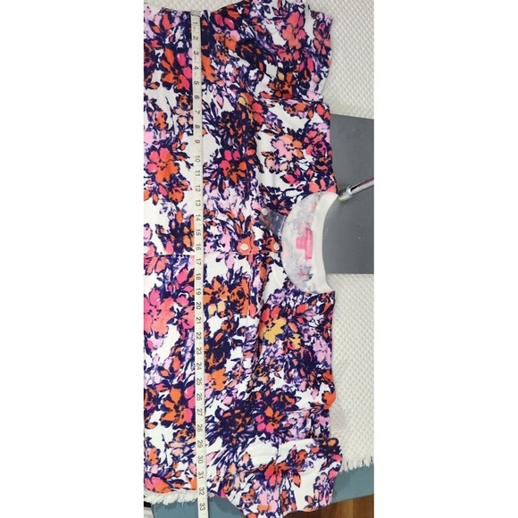 NEW Woman Within White Colorful Floral Short Sleeve Cardigan Sweater 4X 34/36 - Picture 4 of 10